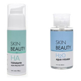 Combo 2x1 Crema Hidratante Ha + Agua Micelar Skin Beauty 3cs