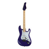 Guitarra Eléctrica Strato Kramer Focus Vt-211s Color Violeta Orientación De La Mano Diestro