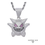 Cadena Gengar De Pokemon Full Ice Diamantes