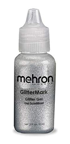 Glittermark Liquid Glitter De Mehron - Silver S (0.5 Oz)