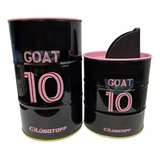 Kit Yerbera Azucarera 250gr Goat 10 Lusqtoff Termo Mate Color Negro