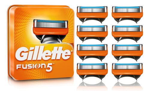 Carga Refil Lâmina Gillette Fusion 5 - 8 Cartuchos Fusion5