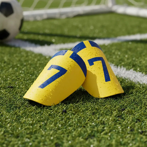 Espinilleras Futbol Niño Niña Deportes Medias Cr7 Calcetas
