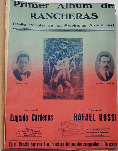 Folklore Argentino Partituras Gran Álbum Lote X137 Ro 103