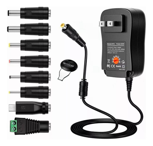 Adaptador Transformador De Potencia De 3-12v Ajustable