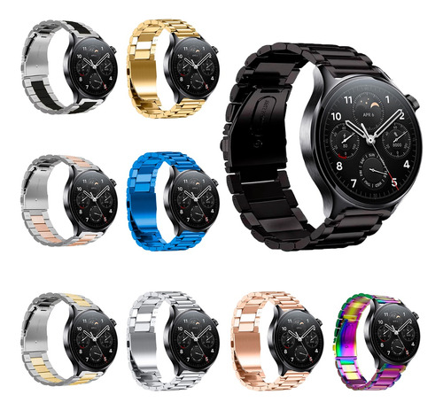 Correa De Eslabones Premium Para Xiaomi Watch S1 Pro