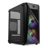 Gabinete Gamer Tgt Erion Rgb Mini-tower Com 2 Ventoinhas