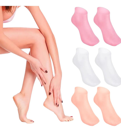 Calcetines Silicona Alivia Dolores Calceta Gel Hidratante F | MercadoLibre