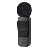 Kit 2 Microfonos Inalambricos 2.4ghz Usb Tipo C Boya By-v20 Color Negro