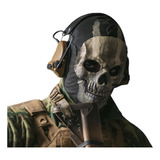 2call Of Duty Mw2 Skull Ghost Mask Headgear Halloween Cos