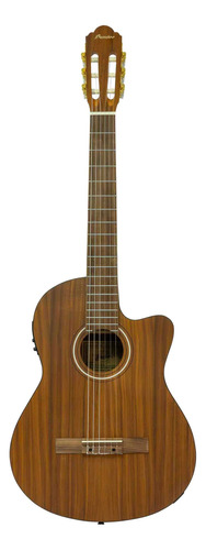 Guitarra Bamboo Electroacustica Gc-39-koa-q  Incluye/funda 