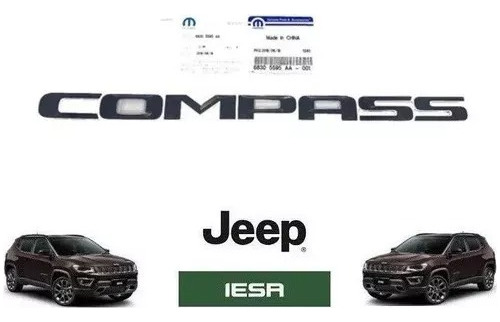 Emblema Insignia De Puerta Del Jeep Compass 2016- Foto 2