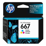 Cartucho Tinta Hp Original 667 Colorido 2774 2376 2776 6475