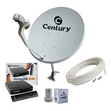 Kit Elsys Receptor E Antena 60cm Oi Tv Livre Hd Lnbf E Cabo 