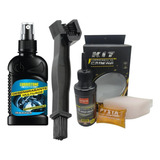 Kit Lubricante Cadenas + Cepillo + Desengrasante