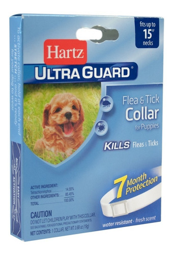 Hartz Collar Antipulgas 2 En 1 Cachorros Dura Hasta 7 Meses 