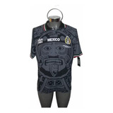 Jersey Mexico Estilo Retro Mundial 1998 Calendario Azteca