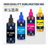 Colorking Botellas Rellenas De Tinta Por Sublimación Para In
