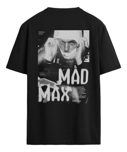 Playera Max Verstappen Fórmula 1 Red Bull Madmax Unisex F1