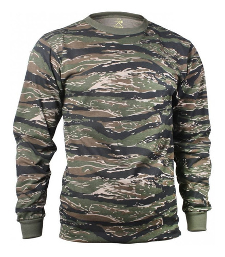 Camiseta Rothco Manga Larga Camuflada