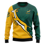 Buzo Cuello Redondo Kapho Rugby Sudafrica Nº2 Home Adultos