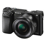 Camara Digital Mirrorless Sony Alpha A6000 + Lente Kit 16-50