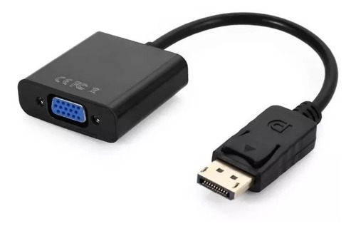 Cabo Adaptador Displayport Para Vga Conversor Vídeo