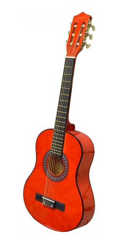  Guitarra Clásica 31  Color Roja Y Azul Con Funda Acapulco