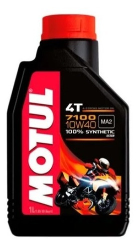 Aceite Motul 4t 7100 10w40 Lubricante 100% Sintético 