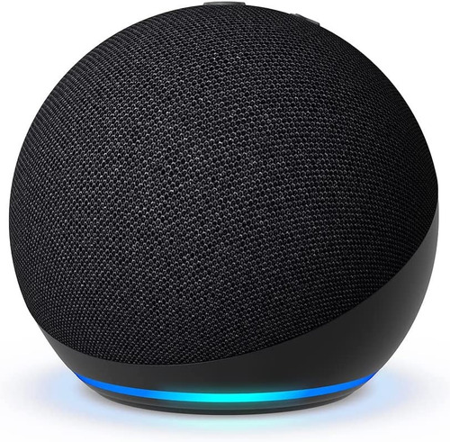 Amazon Echo Dot Smart 5th Gen Con Asistente Virtual Alexa Color Negro