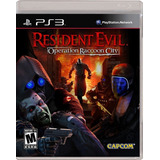 Resident Evil Operación Raccoon City Ps3 Físico Nuevo 