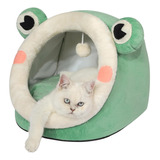 Bonita Cama Para Gatos Precioso Iglu De Terciopelo De Crista