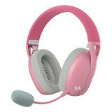 Auriculares Gamer Inalámbricos Redragon Ire Pro H848 Pink