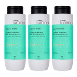 3 Shampoo Cabello Rizado Lumina - mL a $76