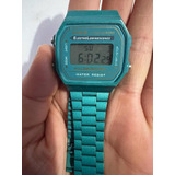 Reloj Tipo Casio Azul Réplica Exacta