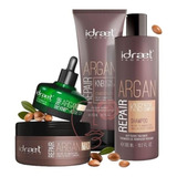 Kit Capilar Completo Linea Argan Reparacion Profunda Idraet