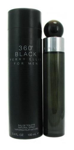 Perfume 360° Black Hombre De Perry Ellis Edt 100ml Original