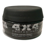 4x4 Gel Para La Barba/cabello Con Deposito De Color Negro