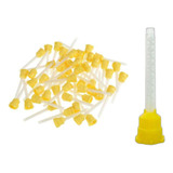Puntas Mezcladoras Amarillas Dental  1:1 Bolsa Con 50 Pzas 