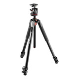 Tripode Manfrotto Mk055xpro3-bhq2 De Aluminio, Color Negro