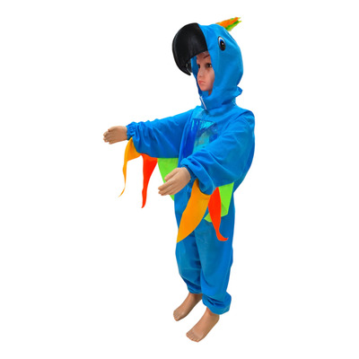 Disfraz De Primavera Guacamaya Azul Rio Para Niño O Niña Azul 6