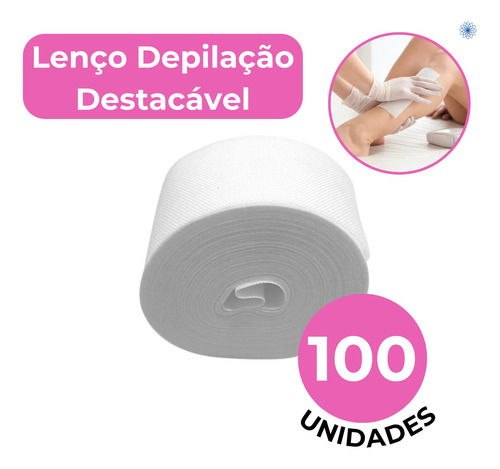 Papel Para Depilação Lenço Rolo Destacável Tnt Premium