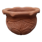 2 Vasos Barro Cozido Cerâmica Para Cactos Plantas N°00
