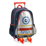 Mochila Rodinha G Escolar Infantil Nasa Astronauta Ic39902