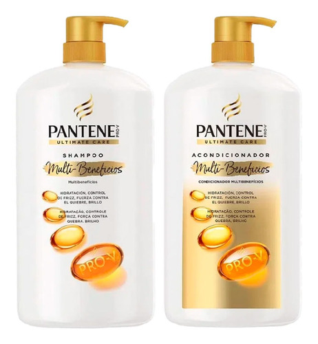 Kit Shampoo E Condicionador Pantene Ultimate Care Multibenef
