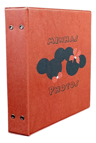 Álbum 10x15 Para 300 Fotos Minnie Disney Viagens