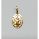 Hermosa Medalla De La Virgen Milagrosa, En Oro De 18k