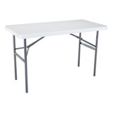 Mesa Plegable Rectangular De 1.22m Lifetime ( Tablon )