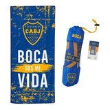 Toallon Secado Rapido Boca Juniors Futbol Original + Bolso