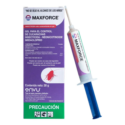 Insecticida Control Cucarachas En Gel Jeringa Maxforce 30g | Envío gratis